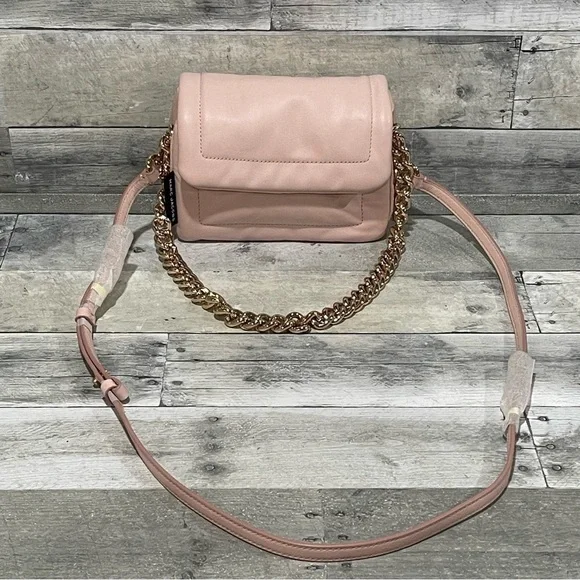 MARC JACOBS  Mini Pillow Leather Shoulder Bag - Pink NWOT - Picture 7 of 13